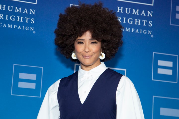 Golda Rosheuvel attends the Human Rights Campaign 2022 Greater New York Dinner.