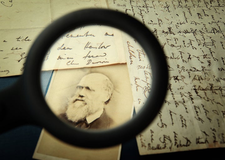 Cartas de Charles Darwin, en una imagen de archivo.