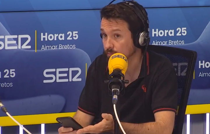 Pablo Iglesias en la Cadena Ser.
