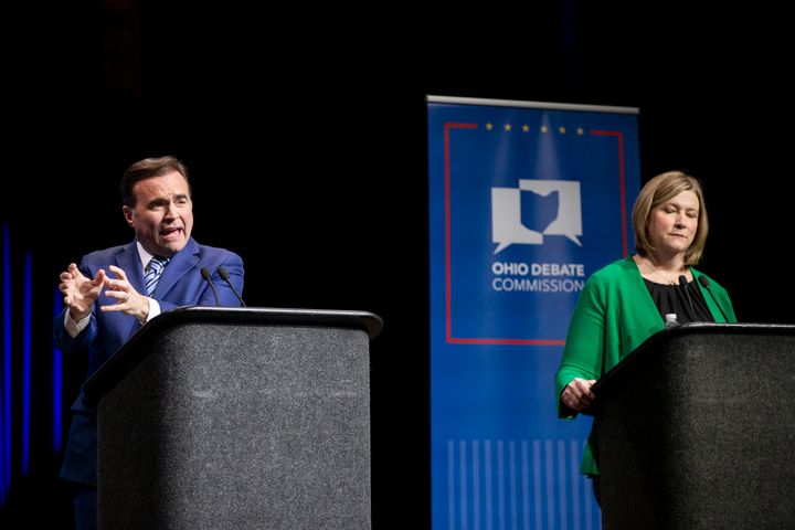 Former Dayton Mayor Nan Whaley is locked in a tight race with ex-Cincinnati Mayor John Cranley to win the Democrat's nomination for governor of Ohio.
