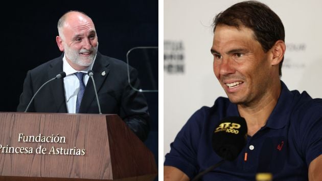 José Andrés y Rafa Nadal.