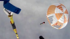 Helicopter Catches Rocket Falling From Space, But Then Drops It Into Ocean Helicopter Catches Rocket Falling From Space, But Then Drops It Into Ocean