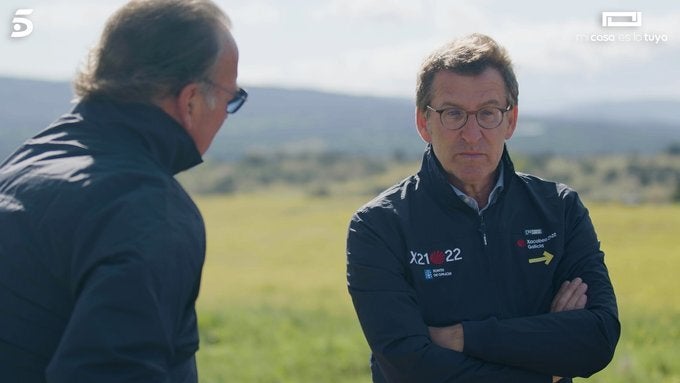 Bertín Osborne y Núñez Feijóo.