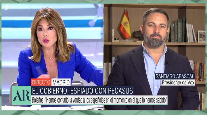 Ana Terradillos y Santiago Abascal.
