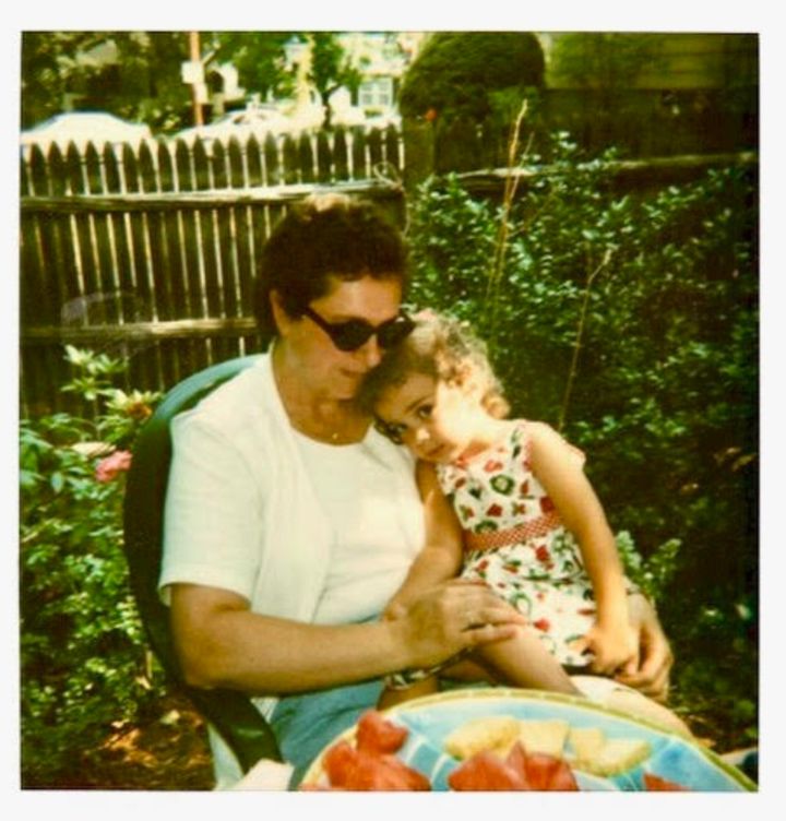 The author and her daughter sometime in the '90s.