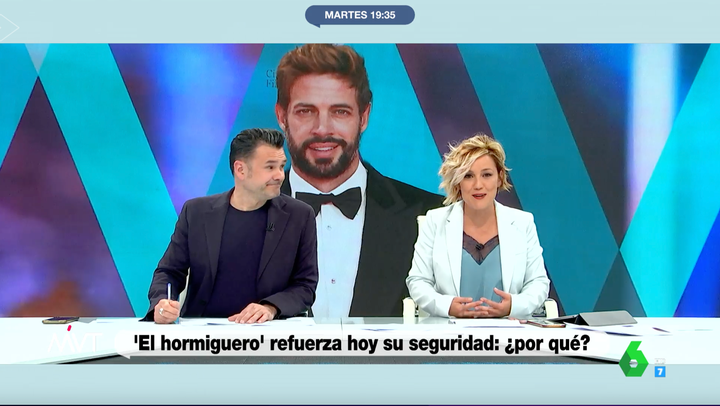 Cristina Pardo e Iñaki López en 'El Hormiguero'.