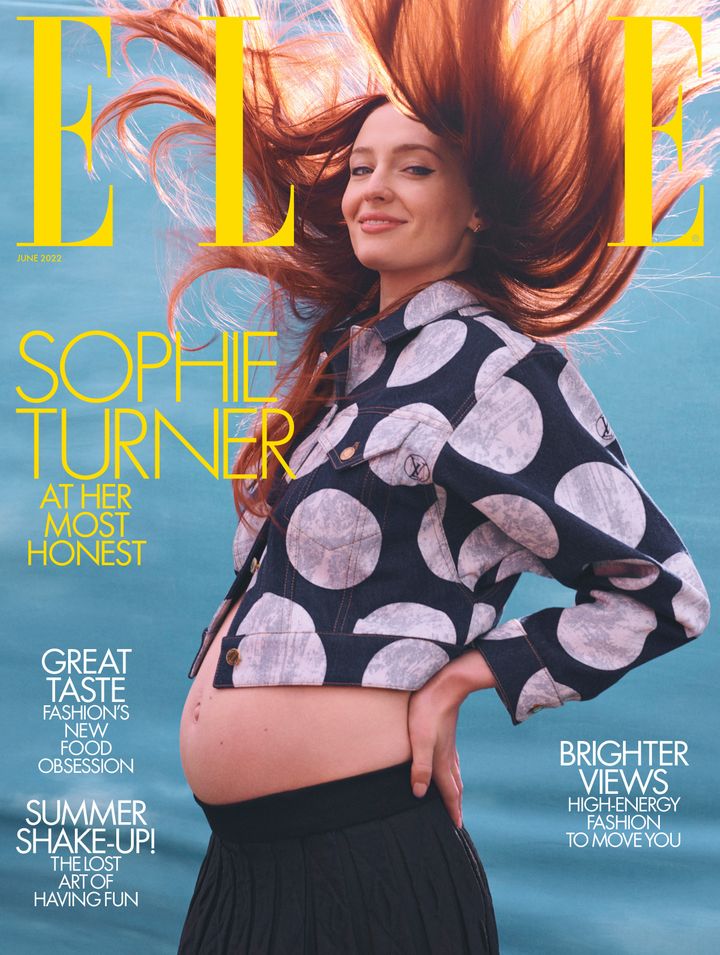Sophie on the cover of Elle magazine
