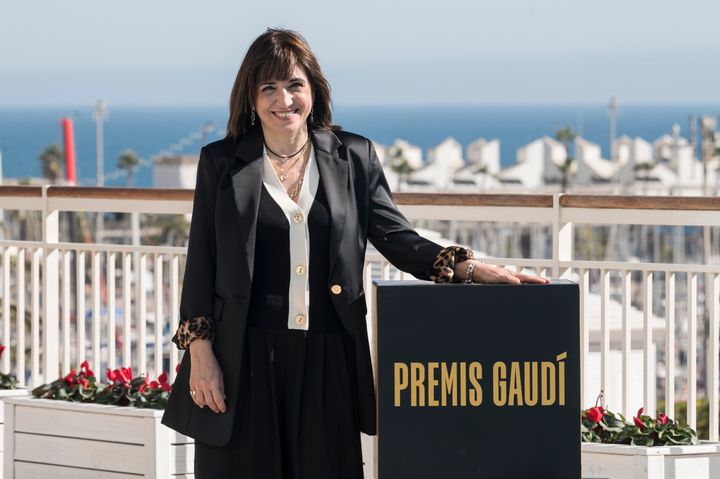 La presidenta de la Academia del Cine Catalán en la presentación de los Premis Gaudí 2022.