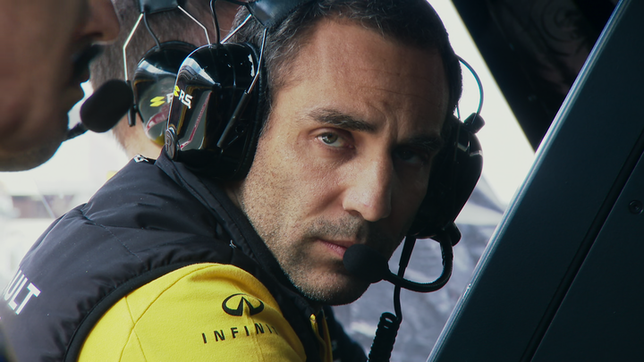 When then-team principal Cyril Abiteboul (above) realizes that his driver Daniel Ricciardo is planning to leave Renault for a competitor, the fallout is like a breakup.