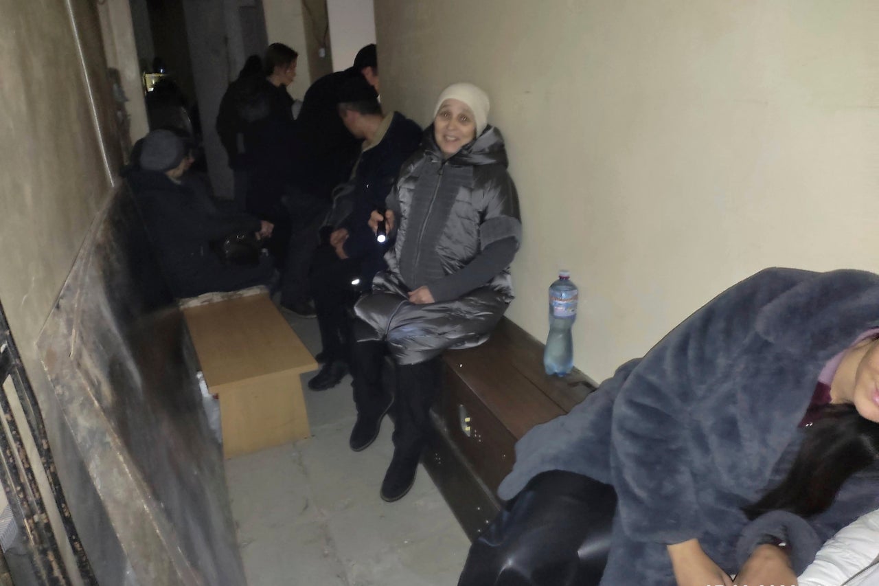 Around 1,200 people took shelter in the Donetsk Academic Regional Drama Theatre in Mariupol prior to the Russian airstrike.