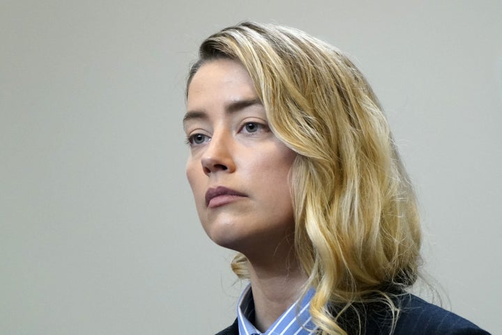 Amber Heard durante el juicio contra Johnny Depp este miércoles 4 de mayo.