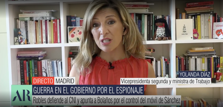 Yolanda Díaz, vicepresidenta segunda y ministra de Trabajo, en 'El Programa de AR'.