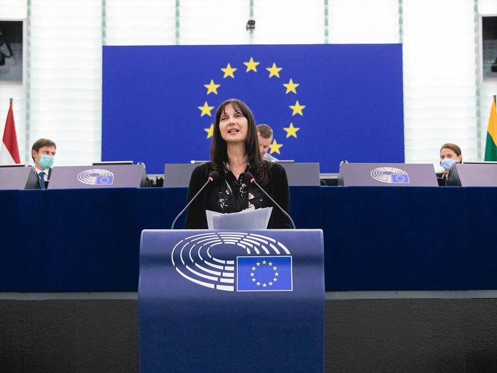 Η Ευρωβουλευτής του ΣΥΡΙΖΑ – ΠΣ, Έλενα Κουντουρά.