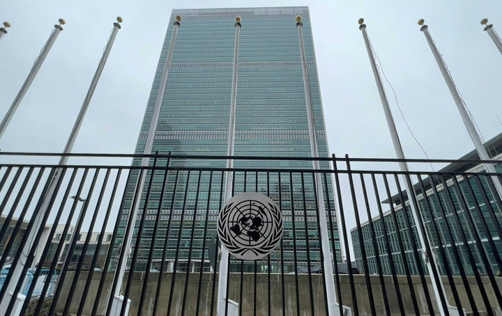 The United Nations headquarters in New York on March 17, 2022.
