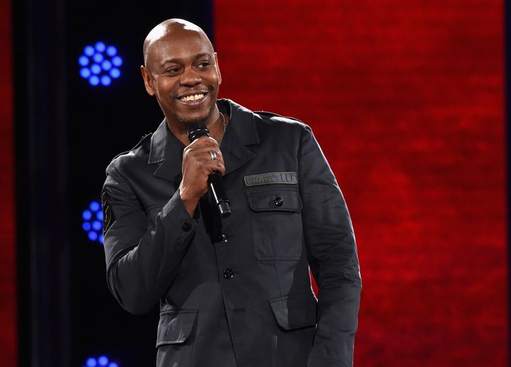 Dave Chappelle performs to a sold out crowd onstage at the Hollywood Palladium in 2016.
