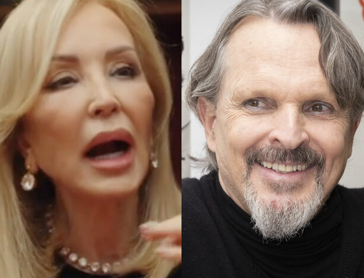 Carmen Lomana y Miguel Bosé.