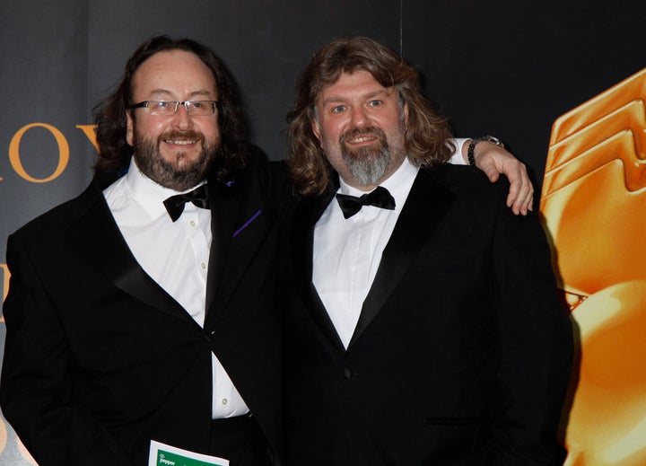 Dave Myers with his fellow Hairy Biker, Si King,