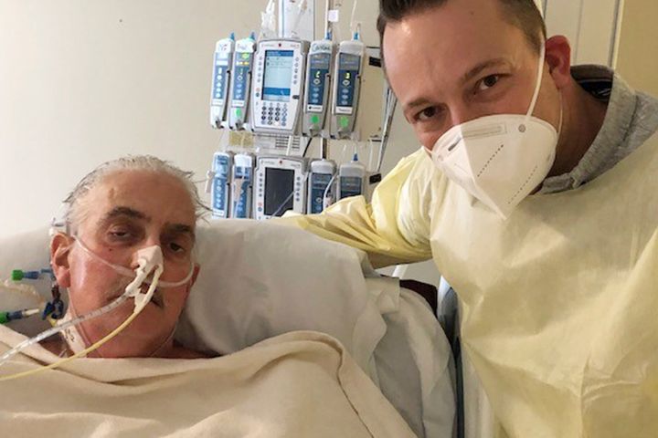 Maryland man David Bennett Sr., pictured left, died in March, two months after the groundbreaking experimental transplant.