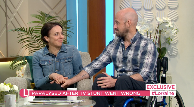Jonathan Goodwin and Amanda Abbington