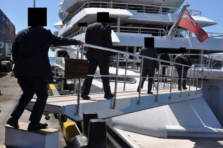 The Department of Justice said the superyacht was seized in Fiji at the request of the United States.