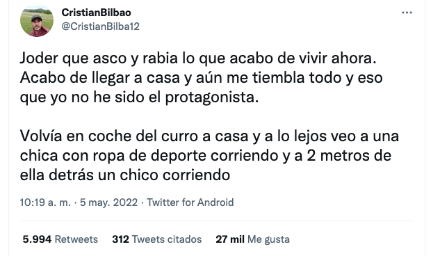 La historia de Cristian Bilbao.