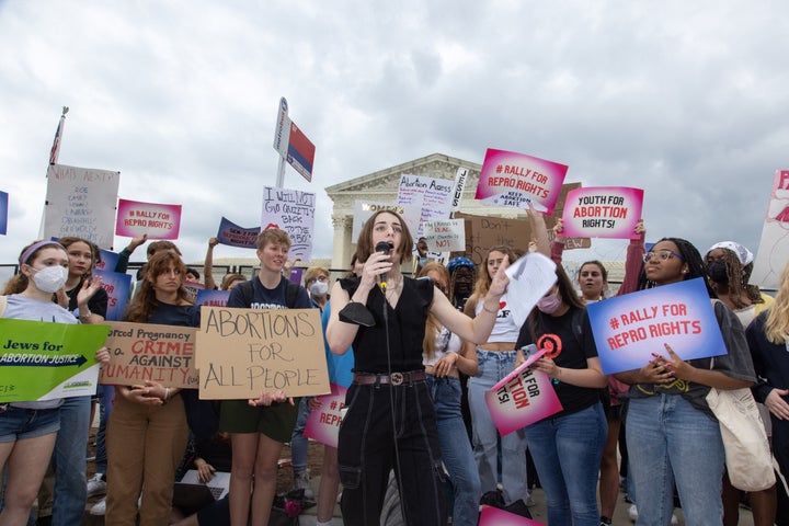 Manifestación de jóvenes proabortistas en Washington