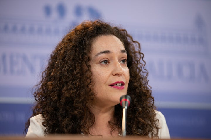 Inmaculada Nieto, en el Parlamento Andaluz.