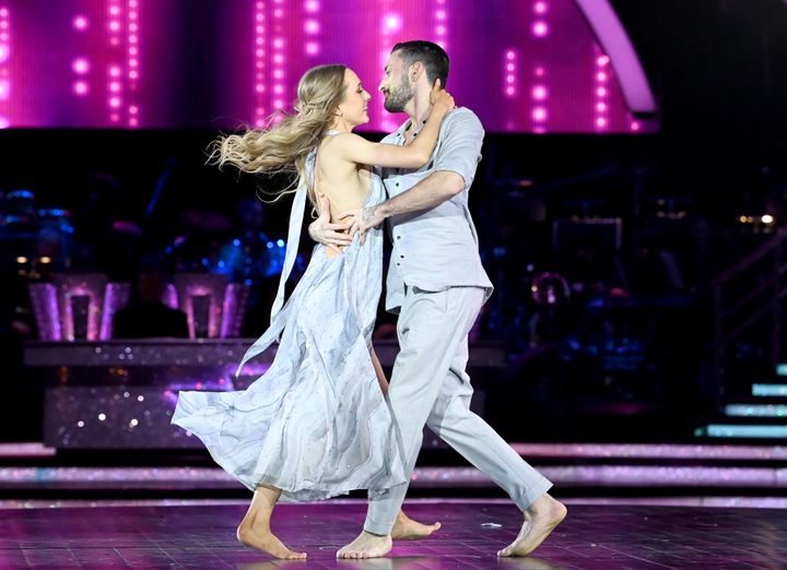 Rose Ayling-Ellis and Giovanni Pernice performing on the Strictly tour earlier this year