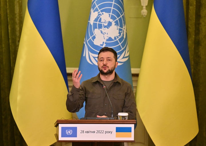 El presidente de Ucrania, Volodimir Zelenski.