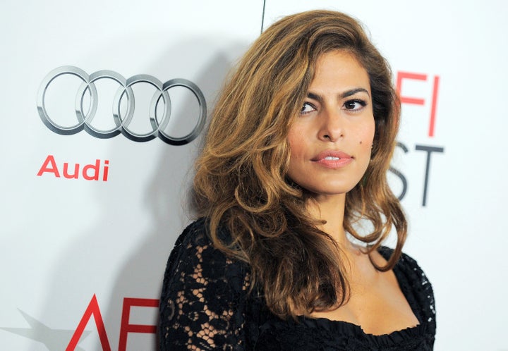 Eva Mendes at the "Holy Motors" special screening as part of AFI Fest in Los Angeles.