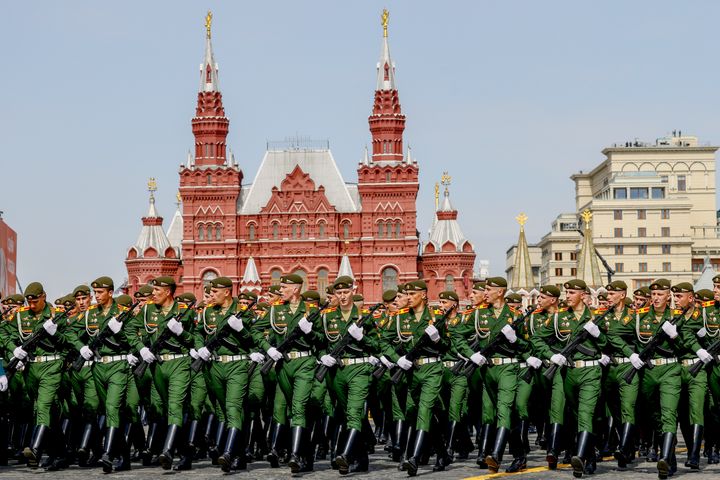 Μόσχα 7 Μαίου 2022 - Πρόβα για την παρέλαση την Ημέρα της Νίκης