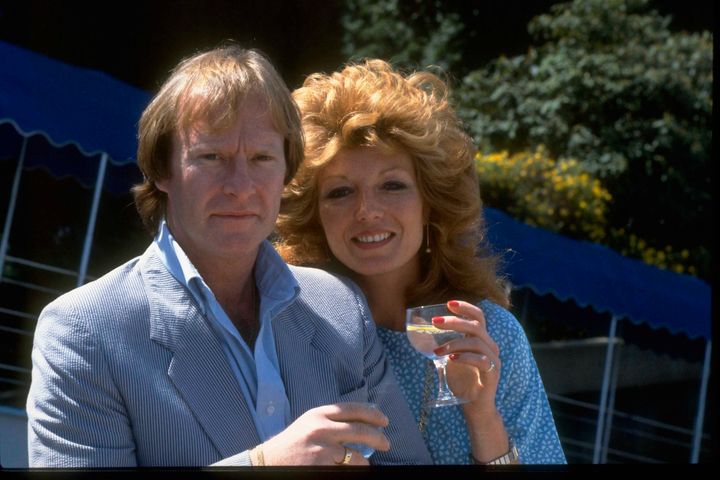 Dennis and Rula Lenska, circa 1985. (Photo by TV Times via Getty Images)