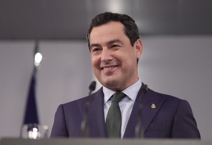 El presidente de la Junta de Andalucía, Juan Manuel Moreno Bonilla, en una foto de archivo.