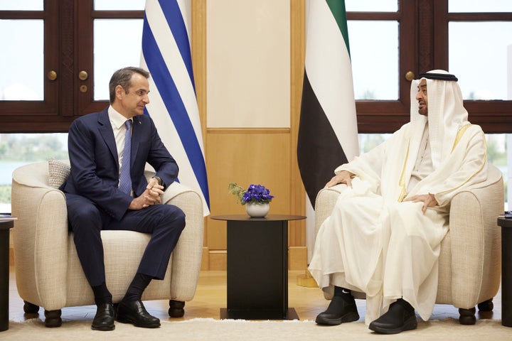 Kyriakos Mitsotakis - Mohammed Bin Zayed Al Nahyan