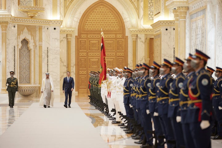 Kyriakos Mitsotakis - Mohammed Bin Zayed Al Nahyan