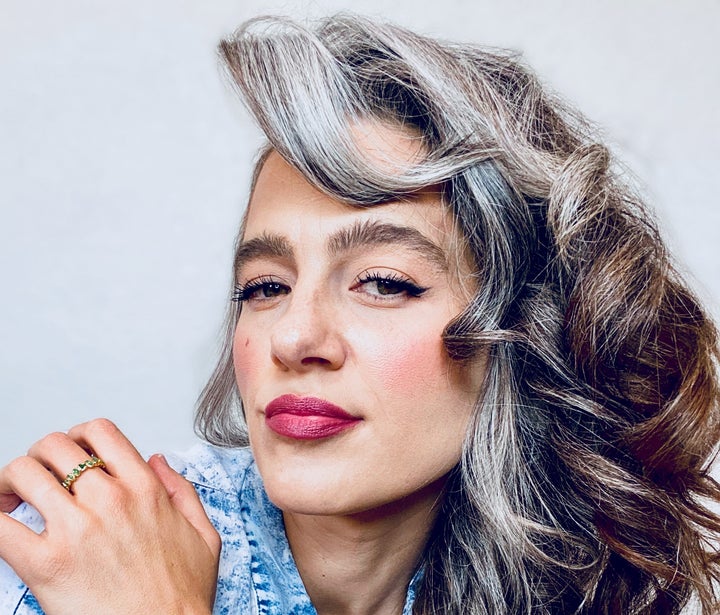 Whitney Lichty shows off her gray locks on her <a href="https://www.instagram.com/silverstrandsofglitter/" target="_blank" role="link" class=" js-entry-link cet-external-link" data-vars-item-name="Silver Strands of Glitter" data-vars-item-type="text" data-vars-unit-name="62797121e4b03ca8364528b6" data-vars-unit-type="buzz_body" data-vars-target-content-id="https://www.instagram.com/silverstrandsofglitter/" data-vars-target-content-type="url" data-vars-type="web_external_link" data-vars-subunit-name="article_body" data-vars-subunit-type="component" data-vars-position-in-subunit="0">Silver Strands of Glitter</a> Instagram page.