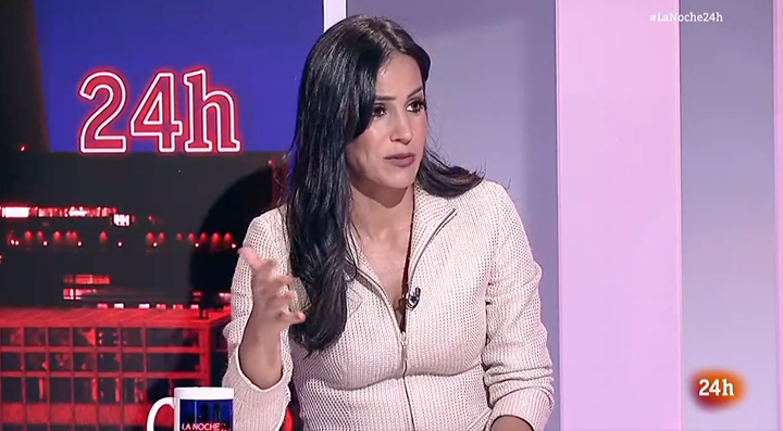 Begoña Villacís, vicealcaldesa de Madrid, en el programa 'La noche en 24 horas'.