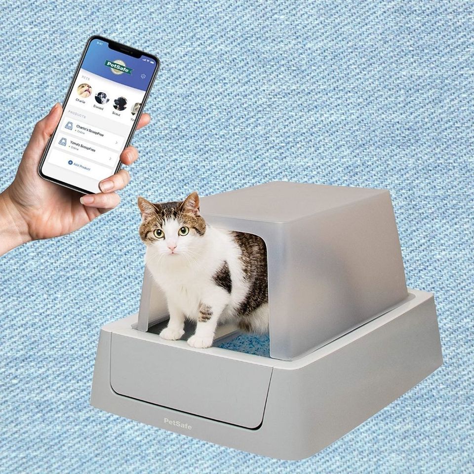 A smart litter box that you can control with an app