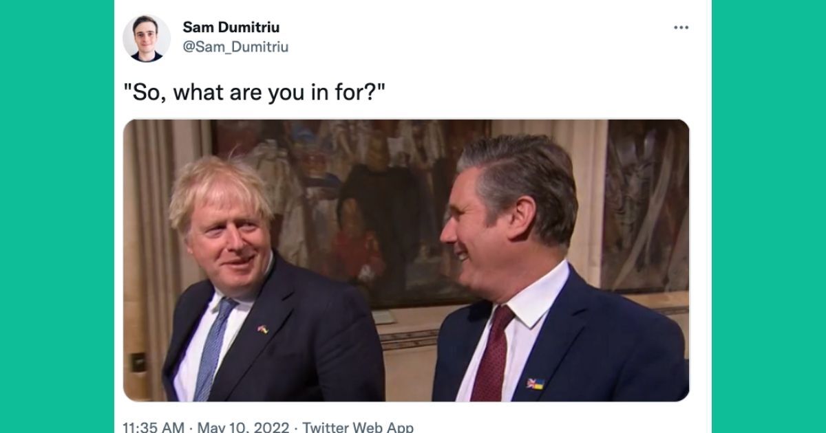 Boris Johnson And Keir Starmer Exchange A Rare Moment Of Friendliness   627a485a260000582c8a812a 