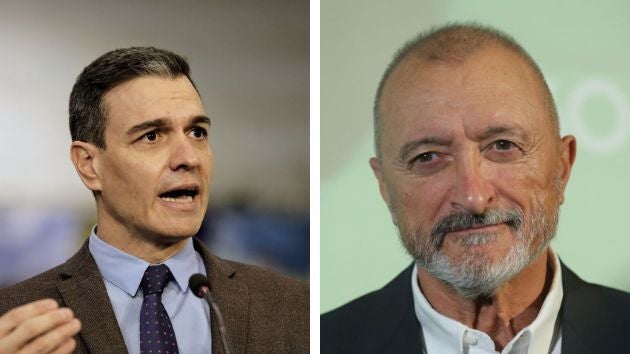 Pedro Sánchez y Arturo Pérez-Reverte.