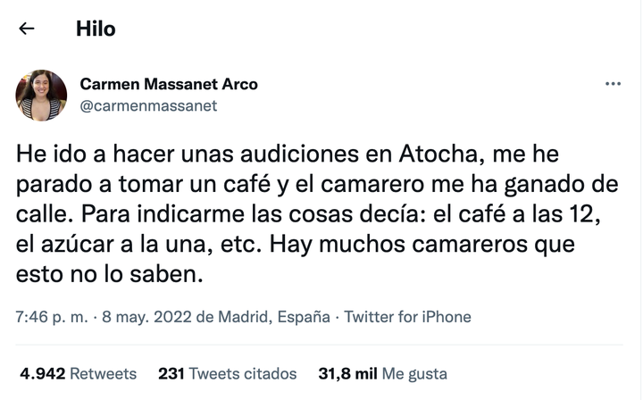 Tuit de Carmen Massanet