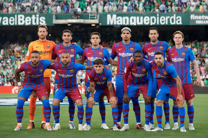 Plantilla del Barca.