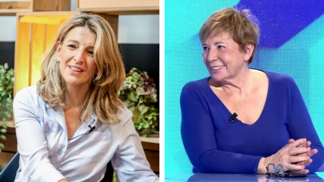 Yolanda Díaz y Celia Villalobos