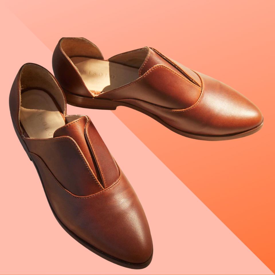 A pair of Oxford loafers