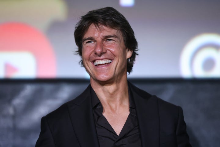 Tom Cruise attends the Mexico Premiere of "Top Gun: Maverick" on May 6, 2022, in Mexico City.