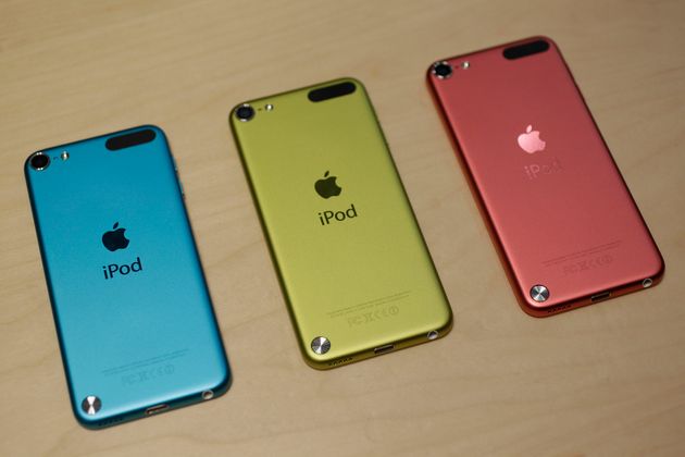 Des iPod touch d'Apple, ici exposés à San Francisco, en 2012.