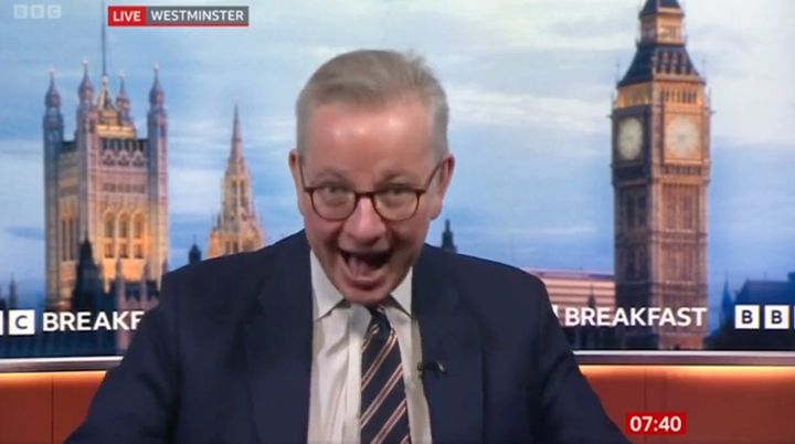 Michael Gove does a Harry Enfield Scouser impression
