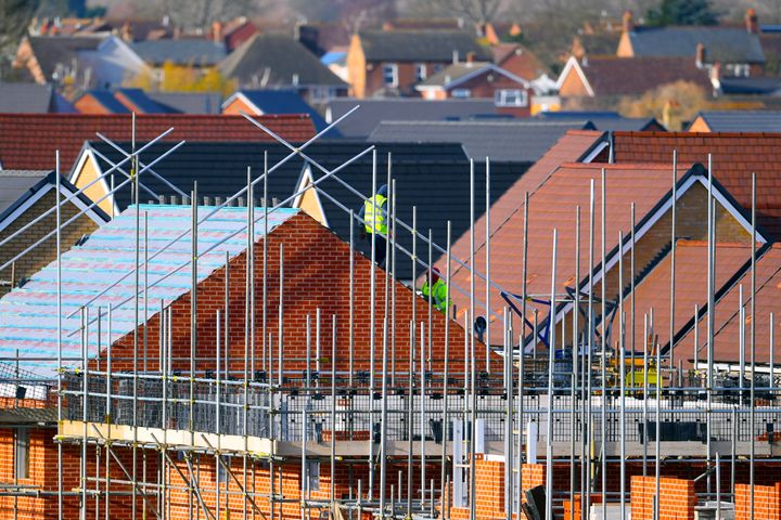The Conservative manifesto had pledged to build 300,000 homes a year by the middle of the decade