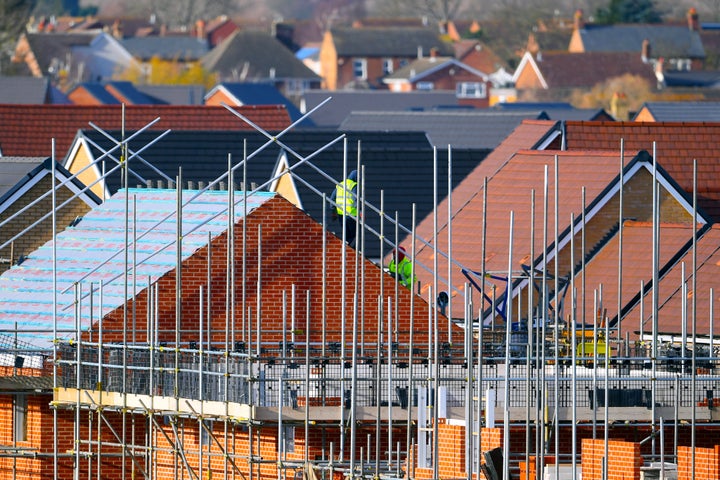 The Conservative manifesto had pledged to build 300,000 homes a year by the middle of the decade