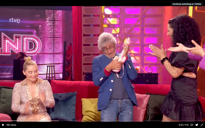 Soraya Arnelas, David Fernández y Rosa López en 'La Noche D'.